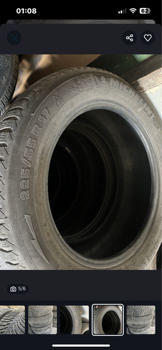 Opony wielosezonowe Audi A6/A4 Michelin Alpin 225/55R17