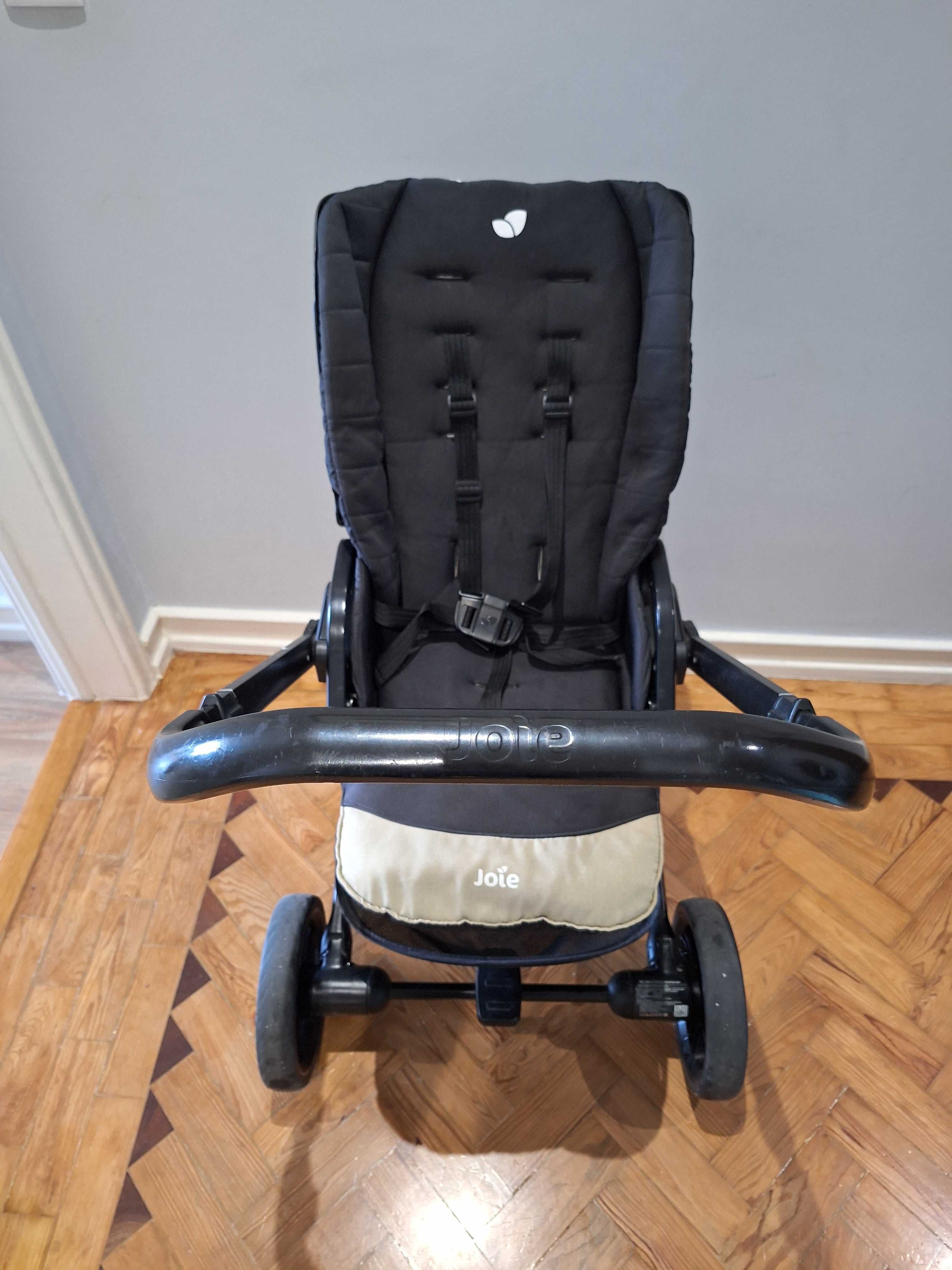 Carrinho bebé Joie - Base de rodas com cesto, Ovinho e Cadeira