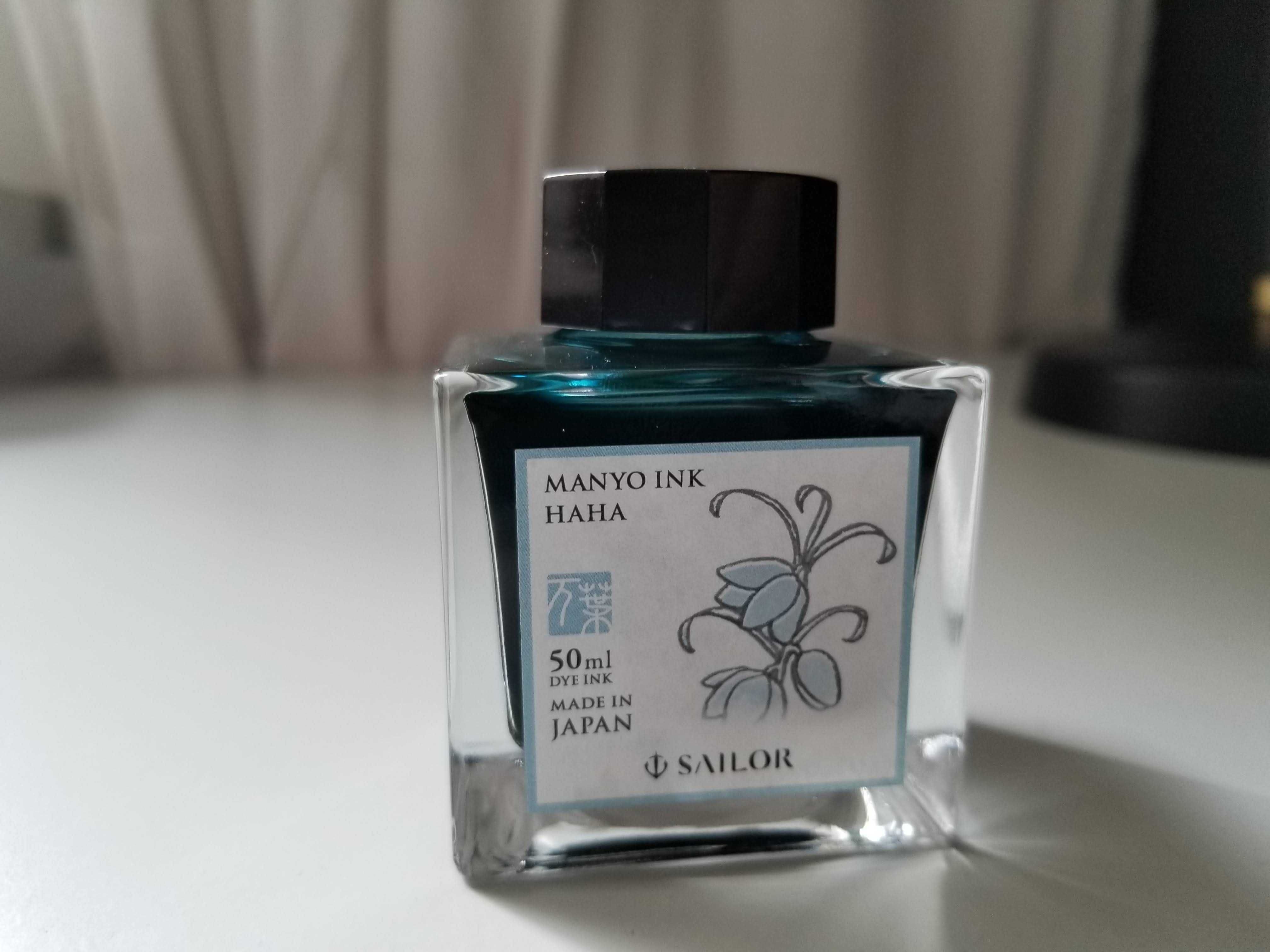 Atrament do Piora SAILOR MANYO Haha 50ml - szaroniebieski