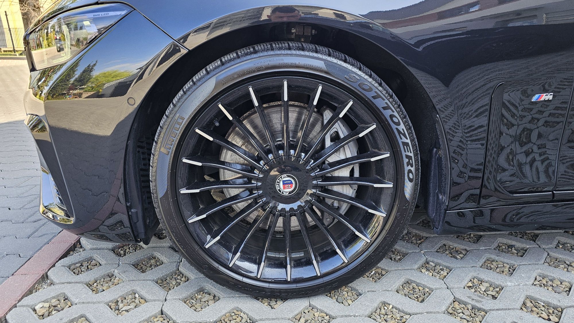 Koła felgi 20 cali BMW 7 G11 G12 Alpina, opony zimowe Pirelli Sotozero