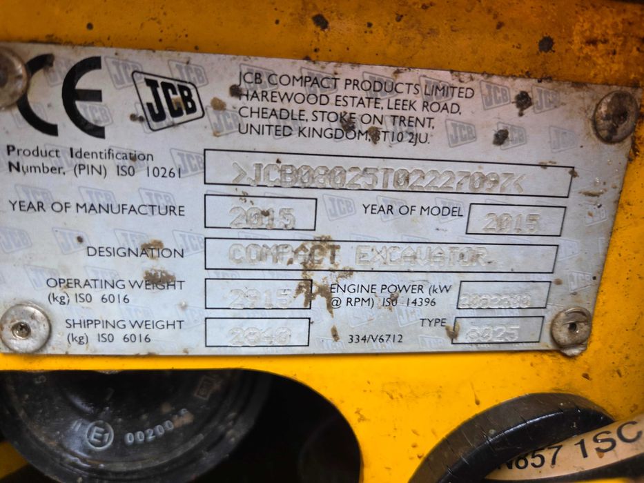 Minikoparka JCB 8025 ZTS