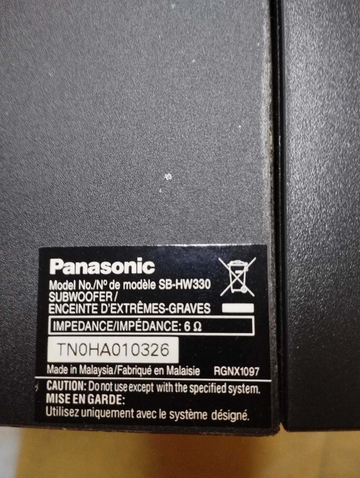 panasonic sb-hw 330