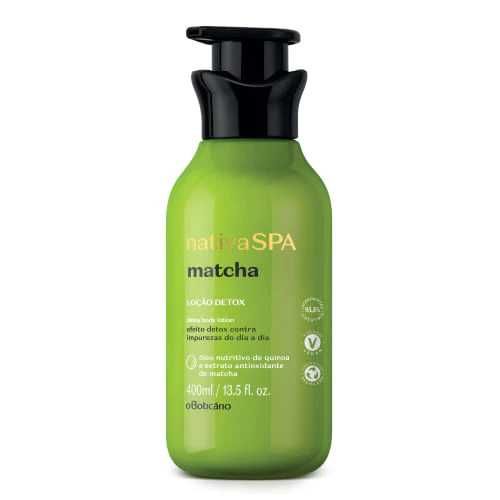 LOÇÃO DETOX CORPORAL NATIVA SPA MATCHA 400ML