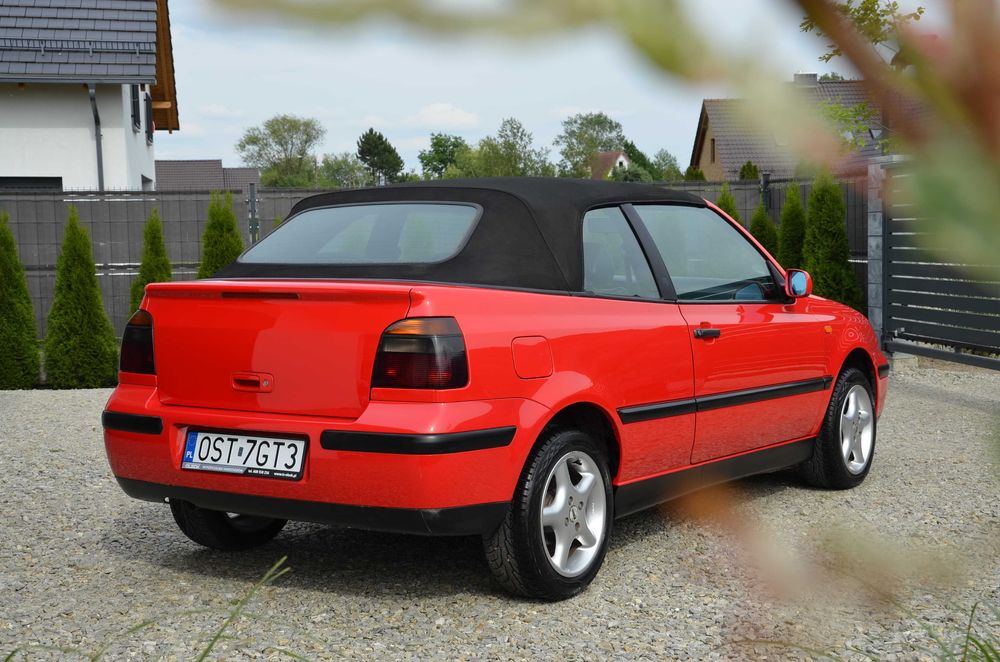 GOLF CABRIO, 1.8B, SUPER STAN, po serwisie!
