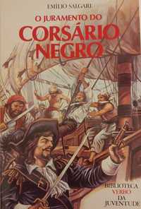 Livro "O Juramento do CORSÁRIO NEGRO" de Emilio Salgari