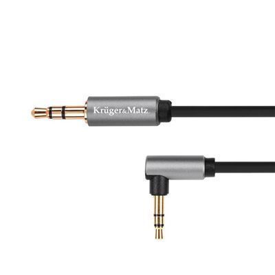 Kabel Jack 3.5 Wt Kątowy - 3.5 Wt Stereo 1M Kruger