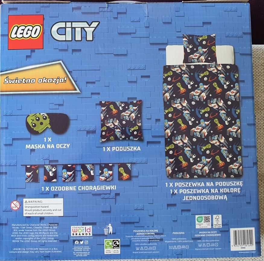 Pościel 140x200  Lego + poduszka