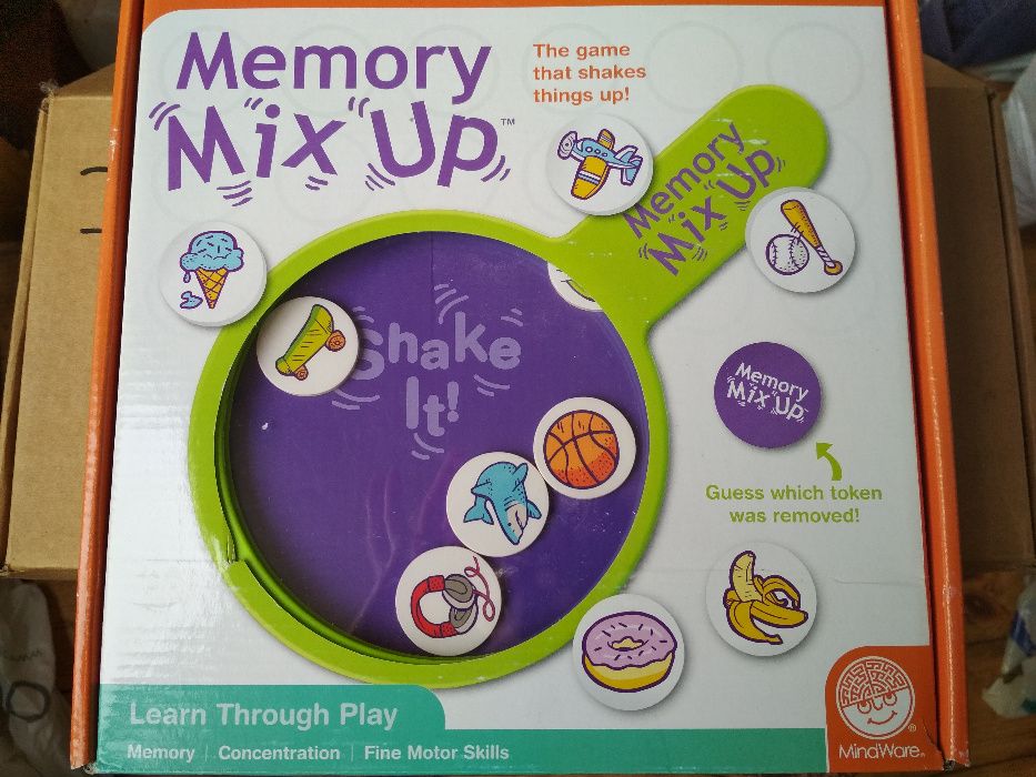 Настольная игра memory mix up, из сша, детям от 3 лет – новая