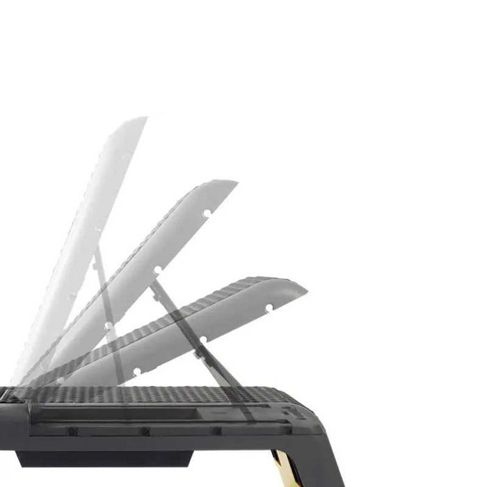 Степ-платформа з регульованою спинкою WCG Pro + еспандери