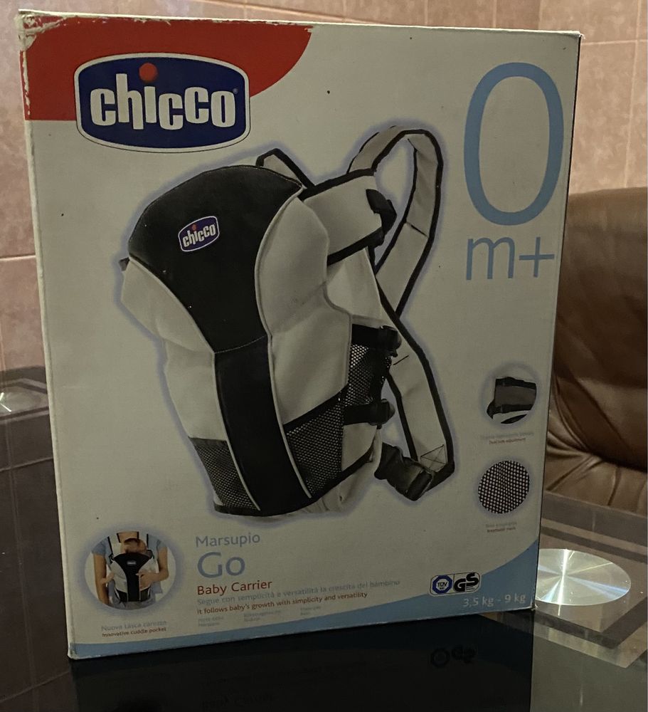 Эрго рюкзак-кенгуру Chicco GO BABY от 0 месяцев