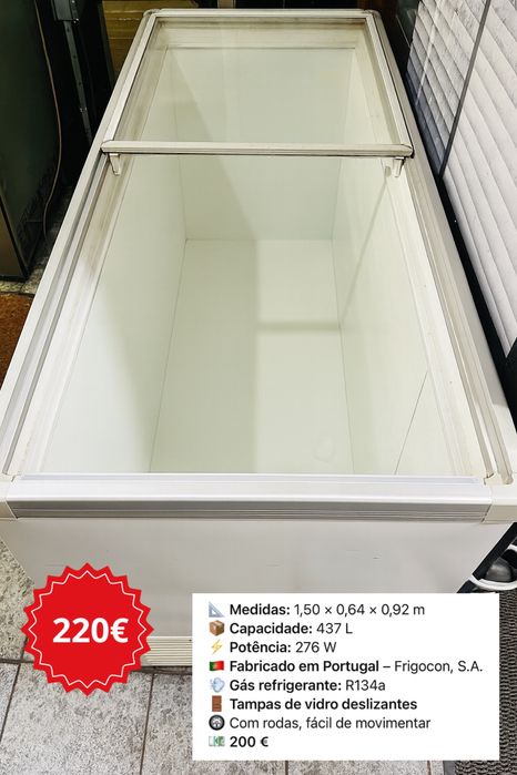 Arca / Freezer Congelador Frigocon – 437 L