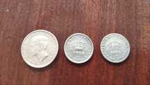 100 Reis 1910; 50 Reis 1861 e 1889