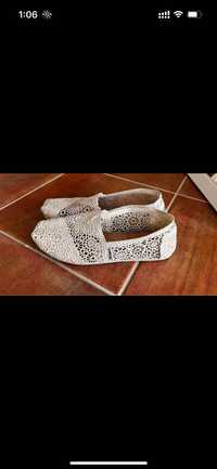 TOMS 37,5 espadryle balerinki baletki buty wsuwane