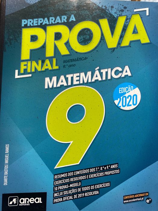 Preparar a Prova Final Matemática 9 ano