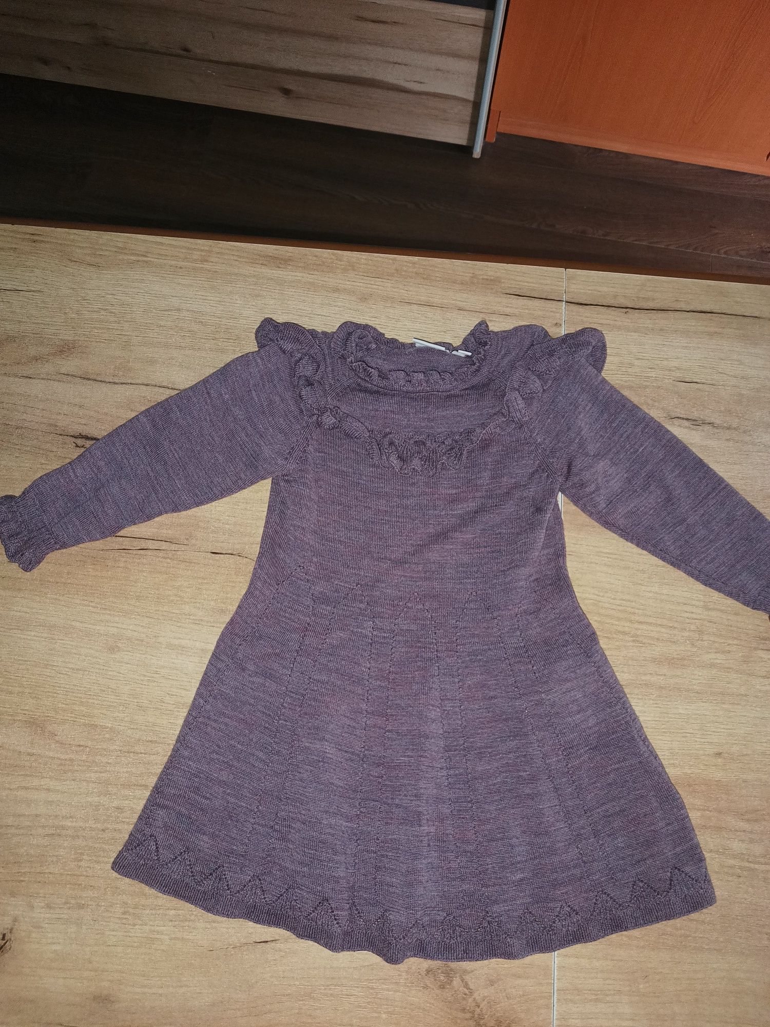 Piękna Sukienkę Name IT 100 procent Merino jak nowa