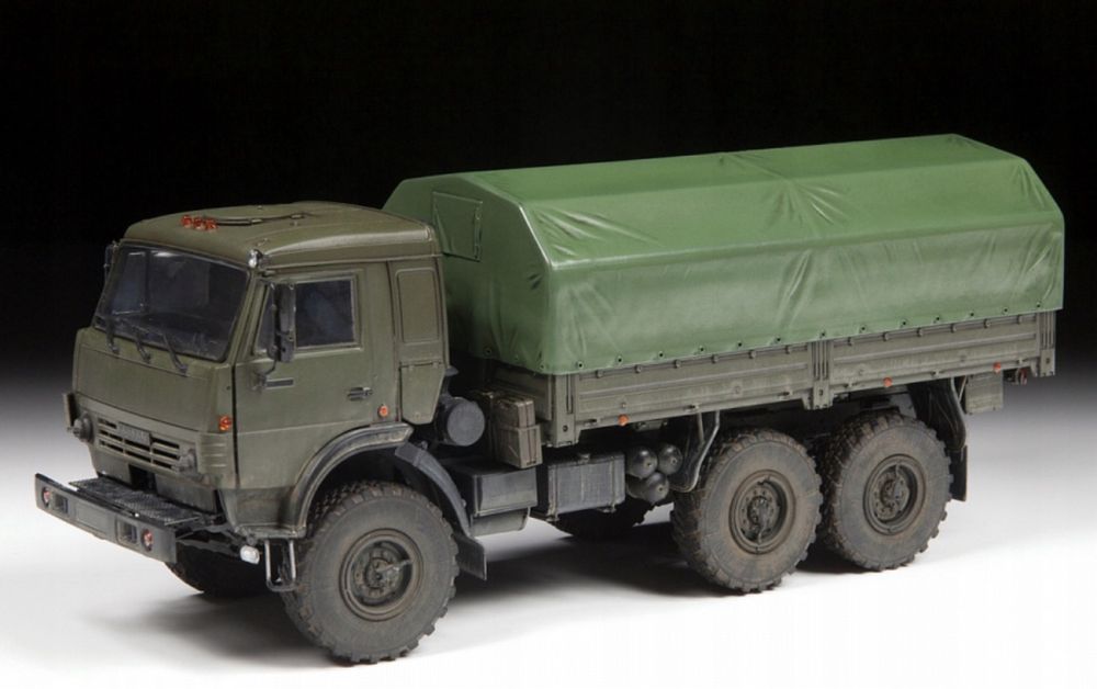 Model Zvezda 3697 ciężarówka Russian Army KAMAZ-5350 "Mustang"