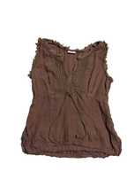 Fairycore Hippie Grunge Goblincore Linen Top Lniany Top