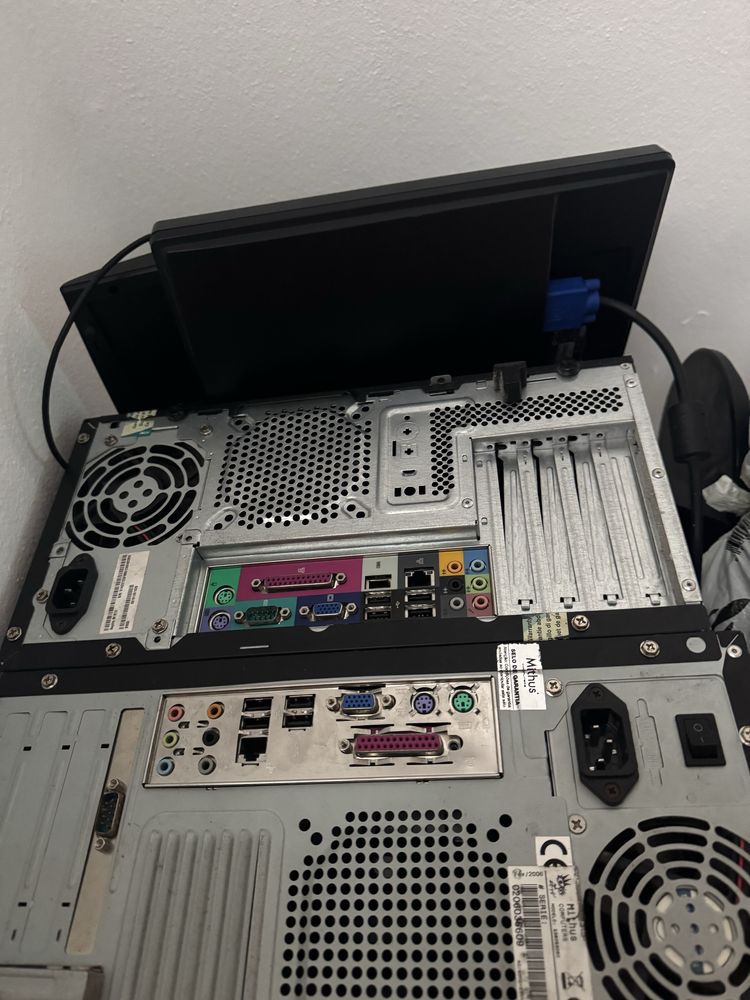 Computador com a tela