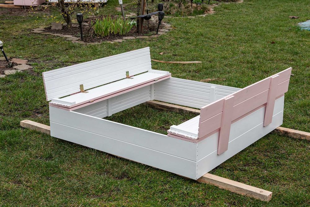 Piaskownica z torem lub zamykana