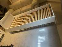 Łóżko Ikea 90x200 że stelażem