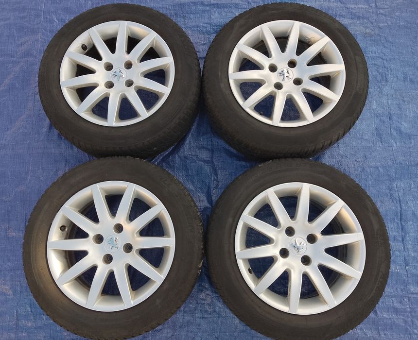 Felgi aluminiowe peugeot citroen 16 4x108  opony 215/55/16