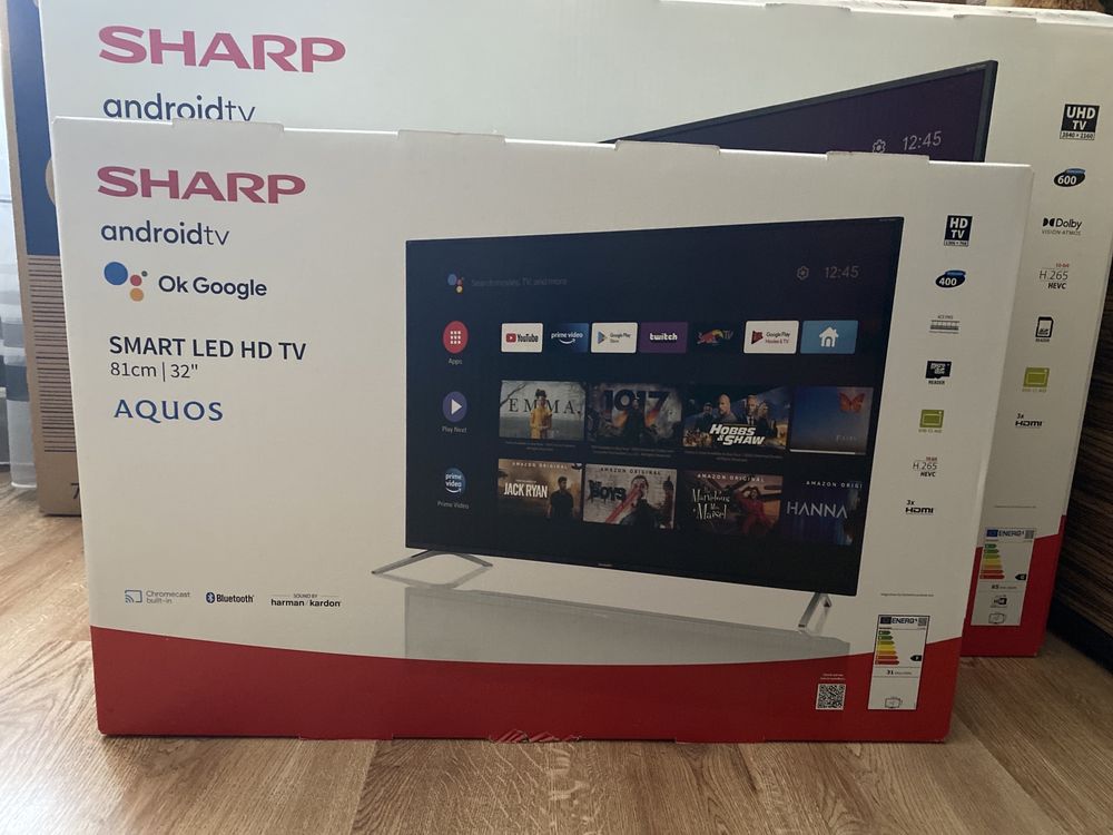 Телевізор SHARP 32 Androidtv. Новий.