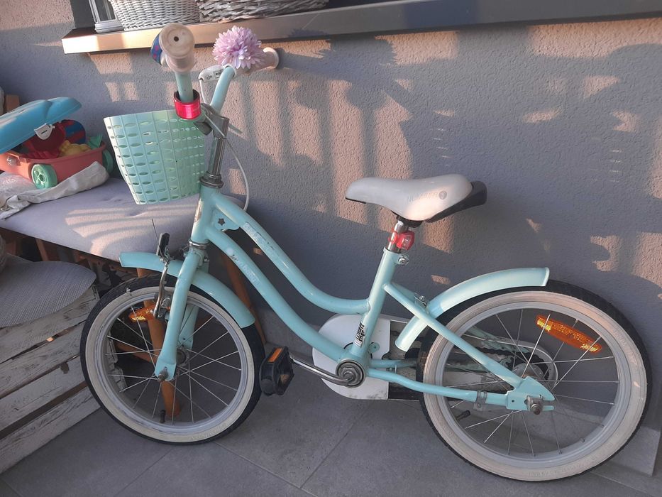 Rower miętowy dla dziewczynki 16 cali