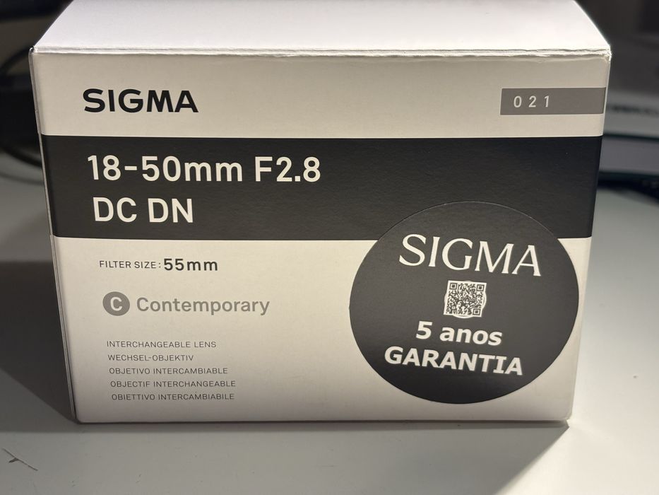 Sigma 18-50mm F2.8 DC DN NOVA e com garantia + Filtro ND