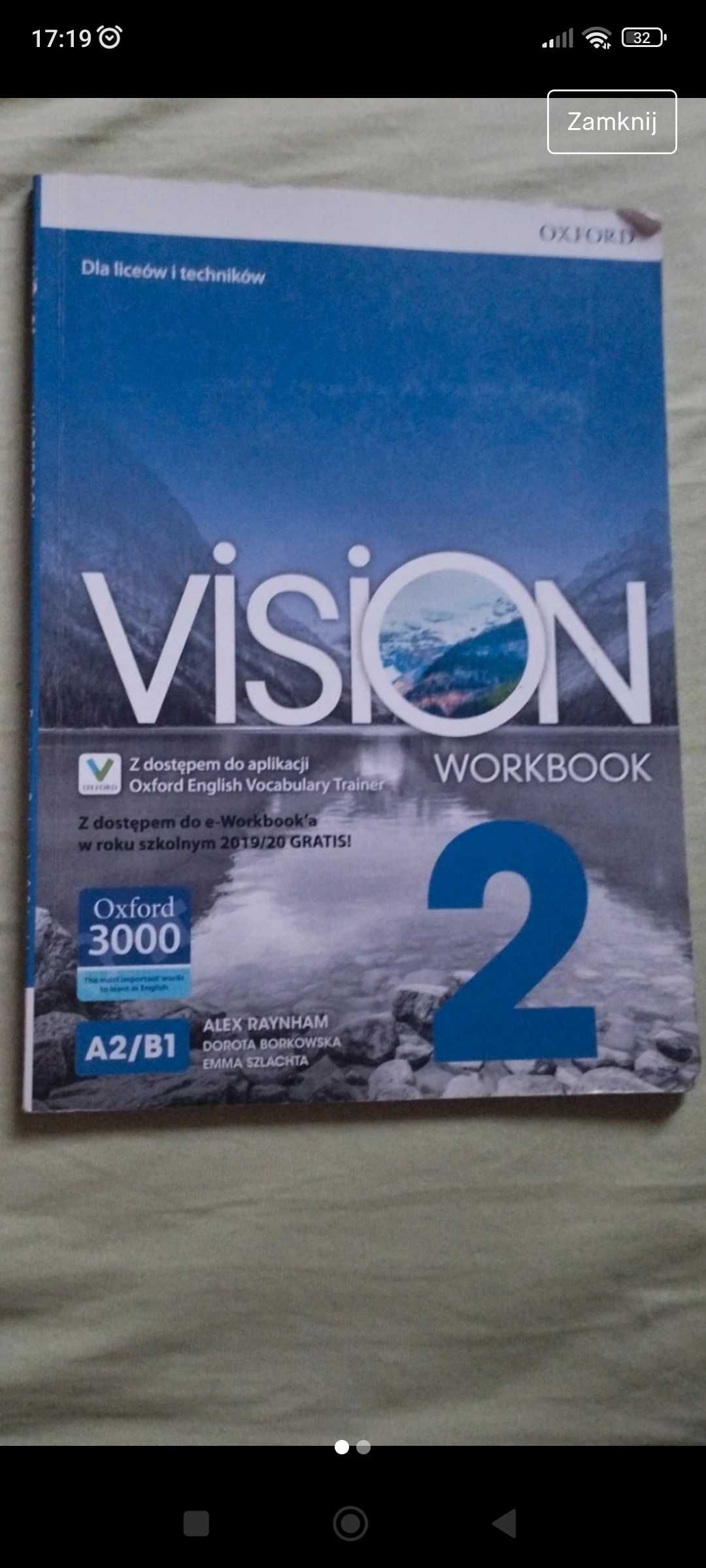 Vision 2 ćwiczenie
