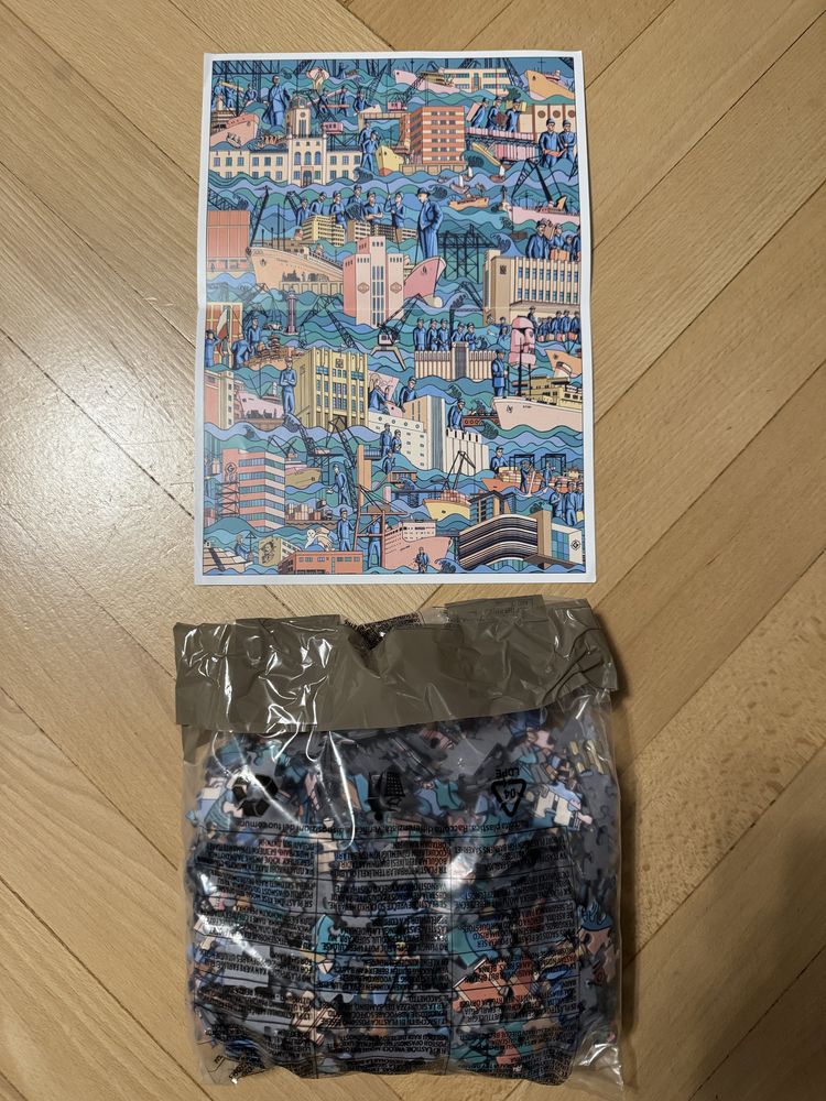 Puzzle 1000 elementów – 100 lat Portu Gdynia.