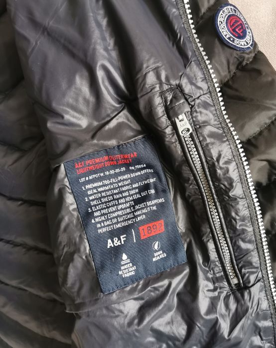 Abercrombie&Fitch puchowa kurtma moro