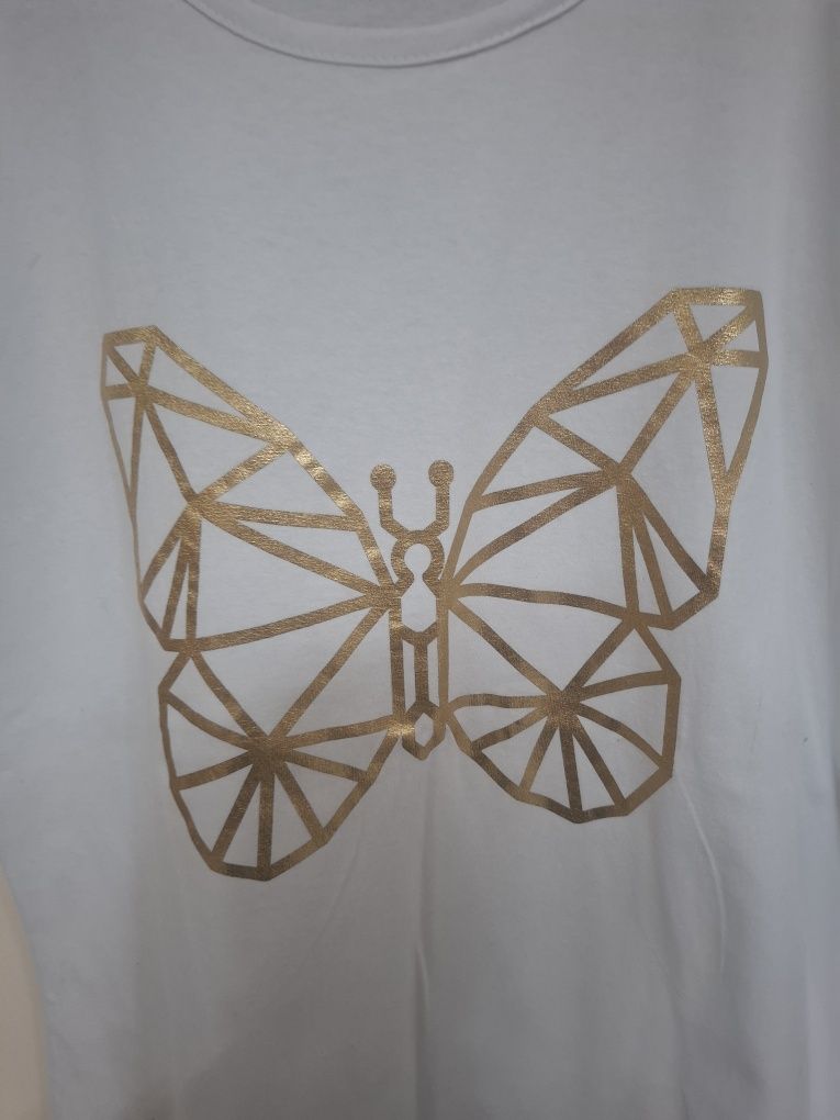 Fajny biały T-shirt
