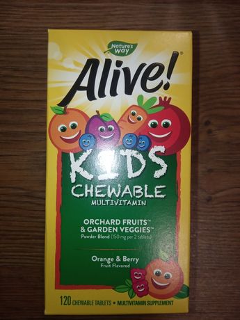 Мультивитамины для детей Alive! США