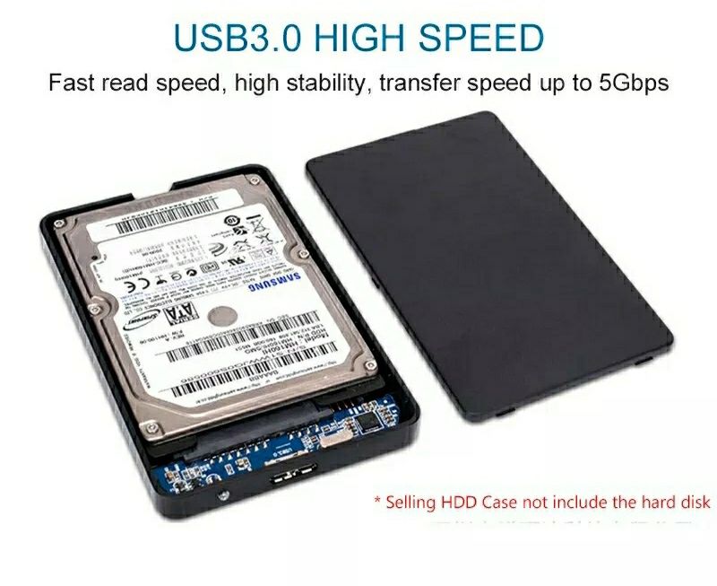 Зовнішня кишеня корпус карман - для HDD/SSD 2.5’’SATA , USB 3.0