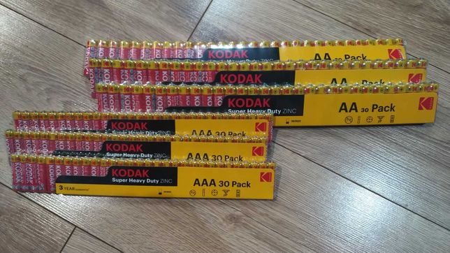 Батарейки ААА міні, АА пальчик (KODAK)уп 30шт.Ціна опт 160 грн