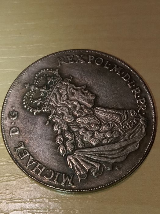 Древняя монета 1671 года медаль для коллекции в отличном состоянии