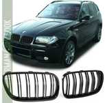 Grelha lâmina dupla BMW X3 E83 Gloss Black M Performance Pack 06 a 11
