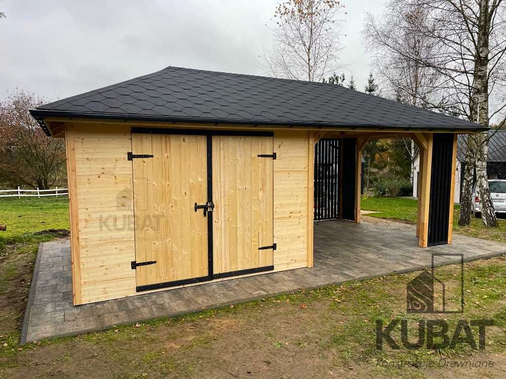 domek ogrodowy z altana 3x6 | domek narzędziowy z altanka| altanki