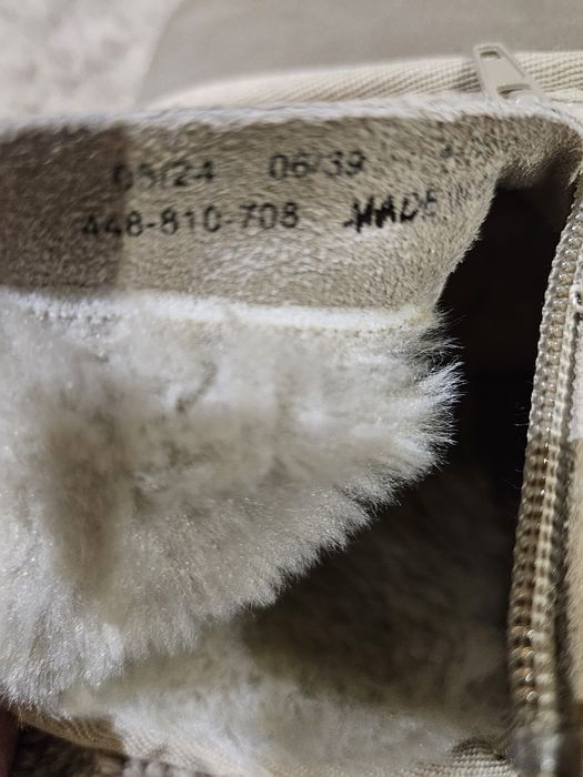 Жіночі уггі з натуральної замши на блискавці,розмір 39