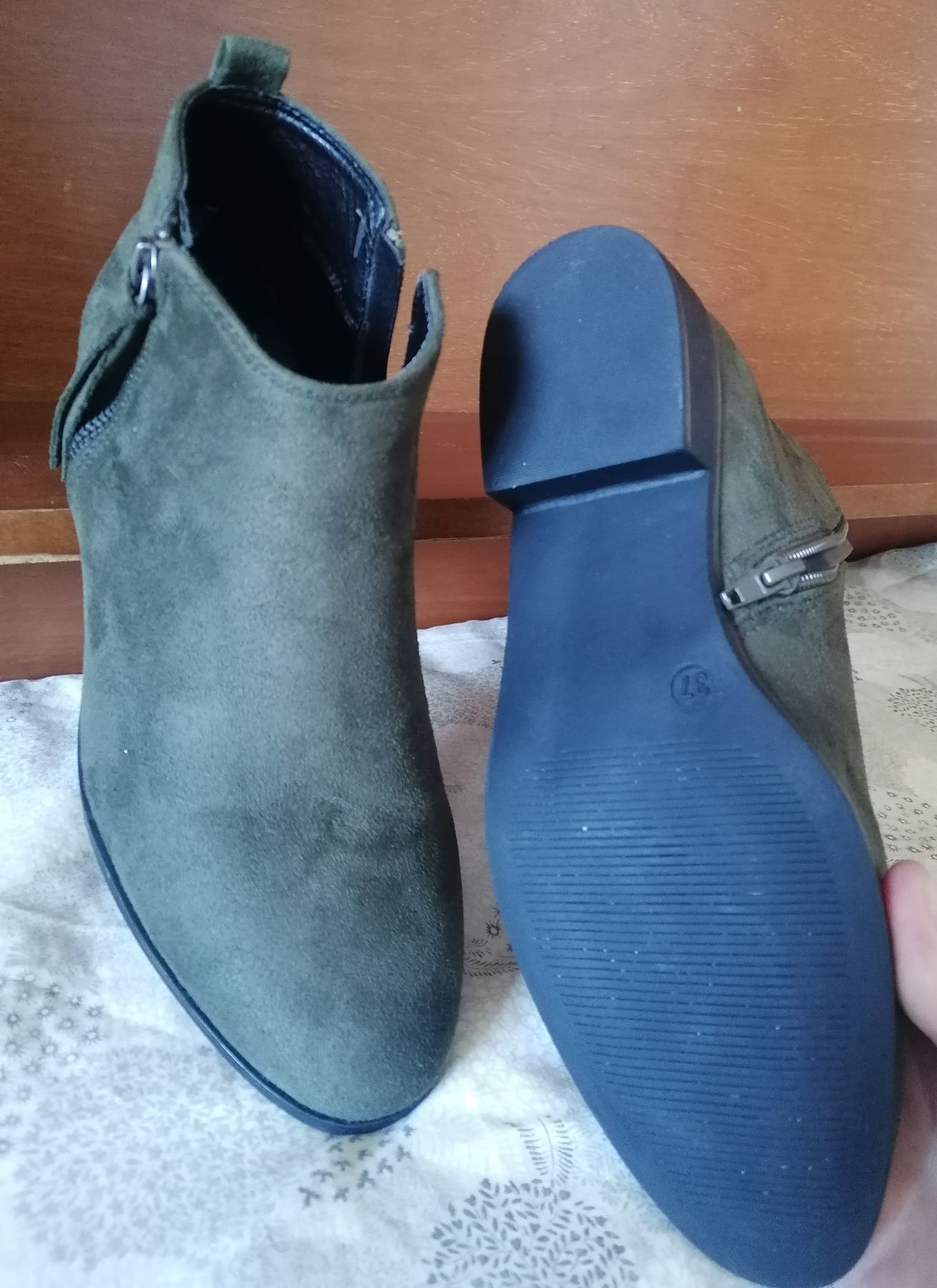 Botins Verde Musgo, Tam37