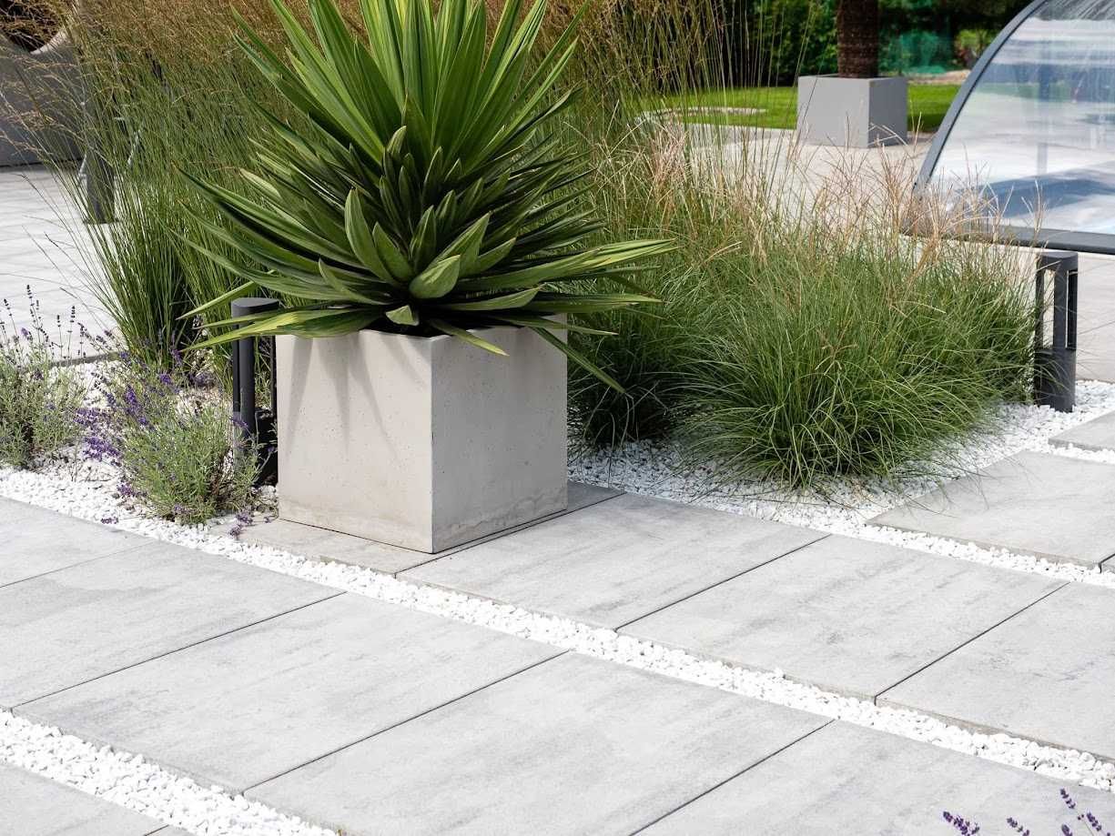Płyta tarasowa GENEVA betonowa 100x50x6cm Frappe KOST-BET