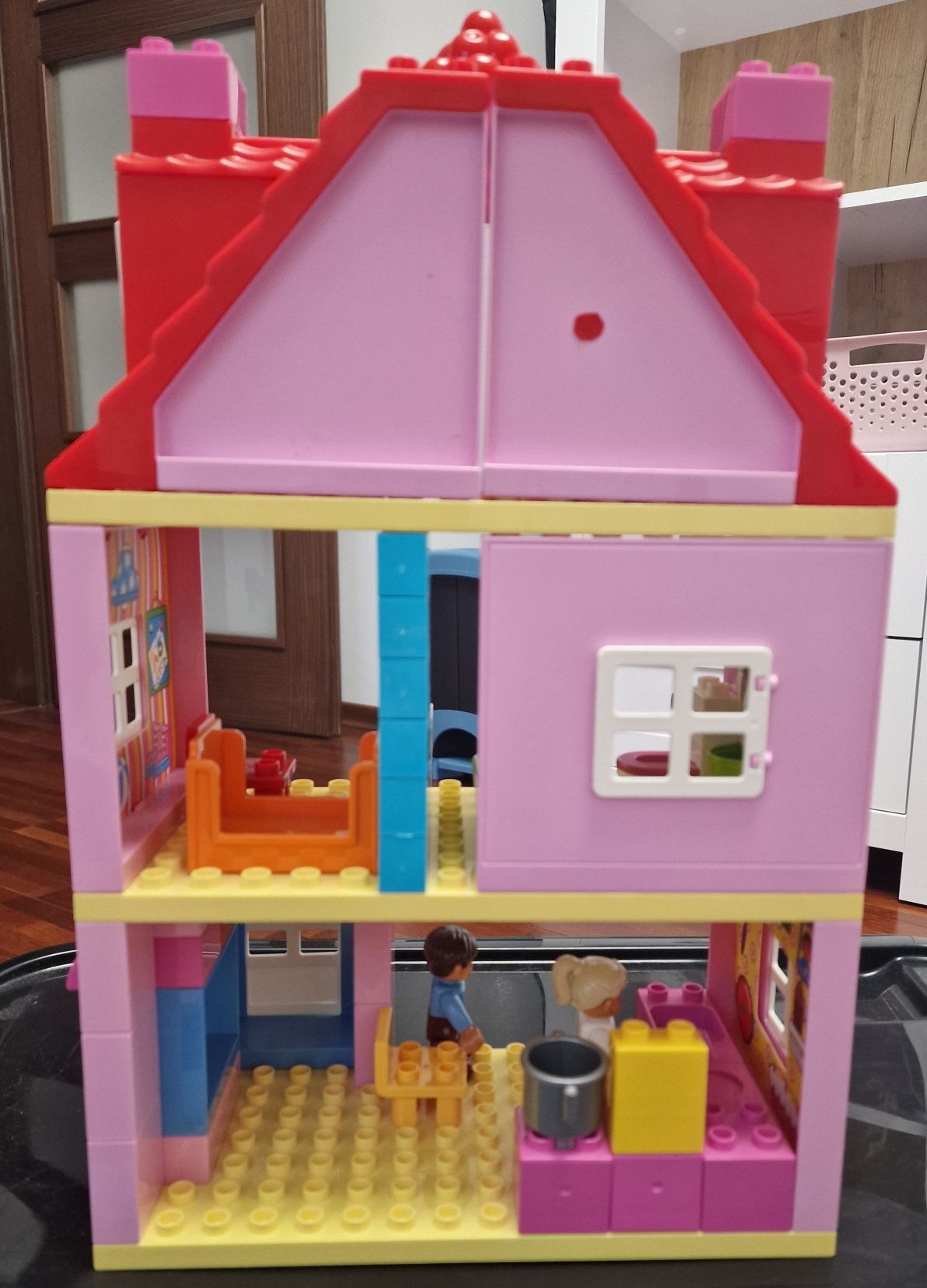 Domek na wzór lego duplo 10505, hustawka