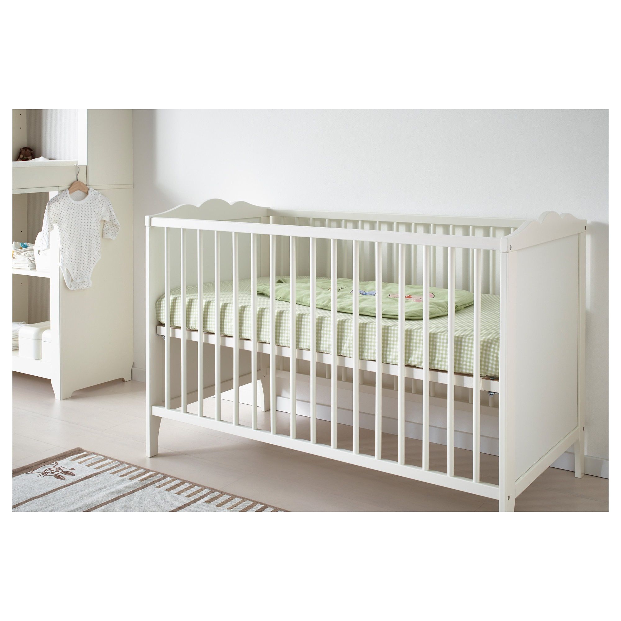 Ліжко  та пеленатор для немовлят  IKEA HENSVIK, 202.485.29. 298.280.90