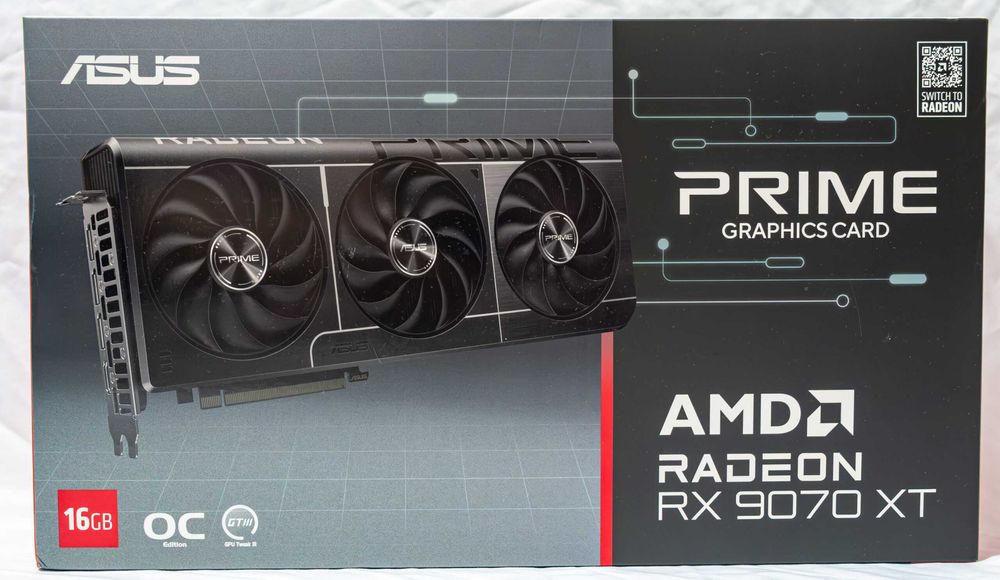 RX 9070 XT 16GB OC asus prime com garantia