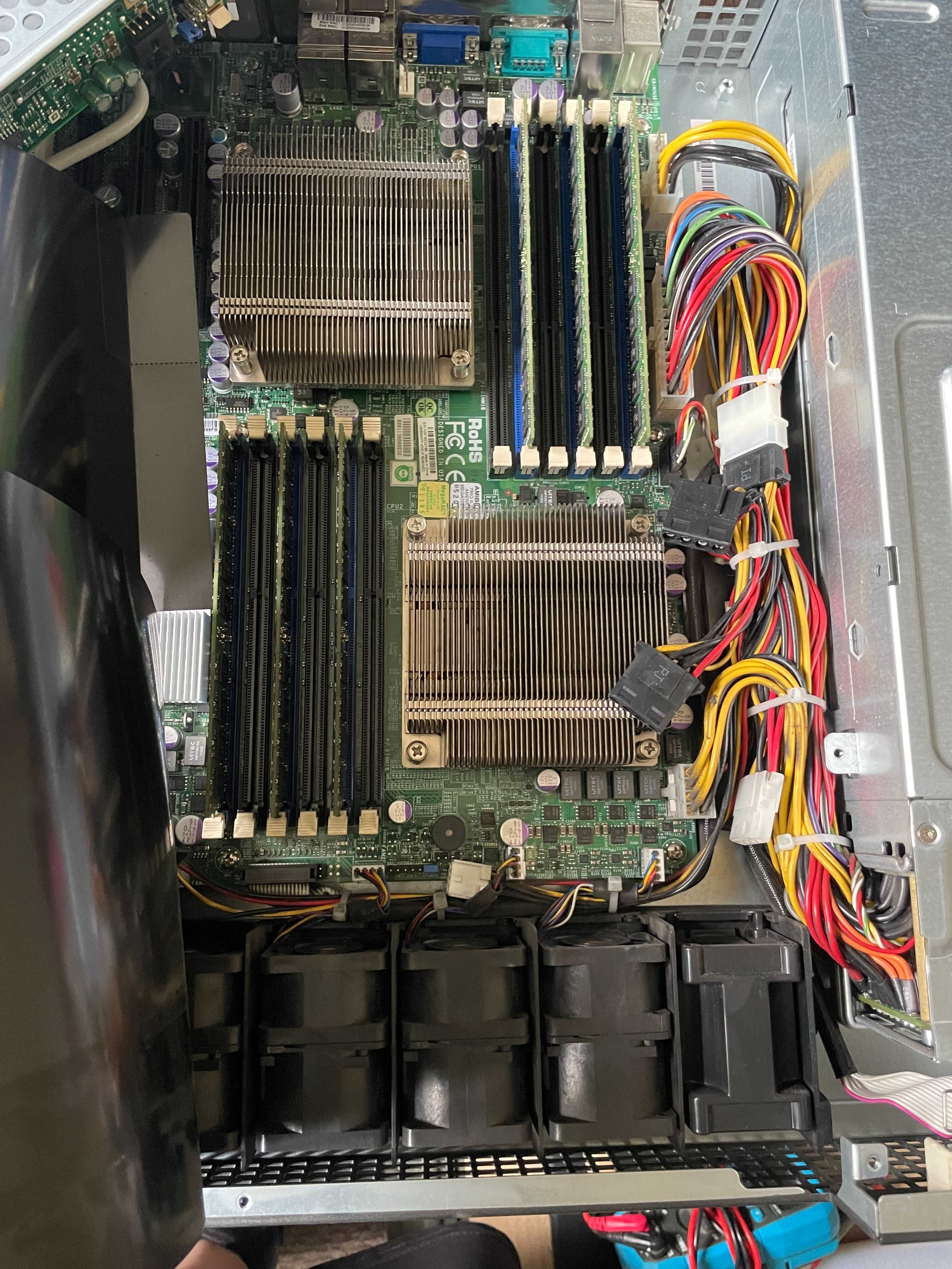 Сервер 2U X8DTi-LN4F supermicro, Intel XEON E5620 (2.40 Ghz), 24Gb