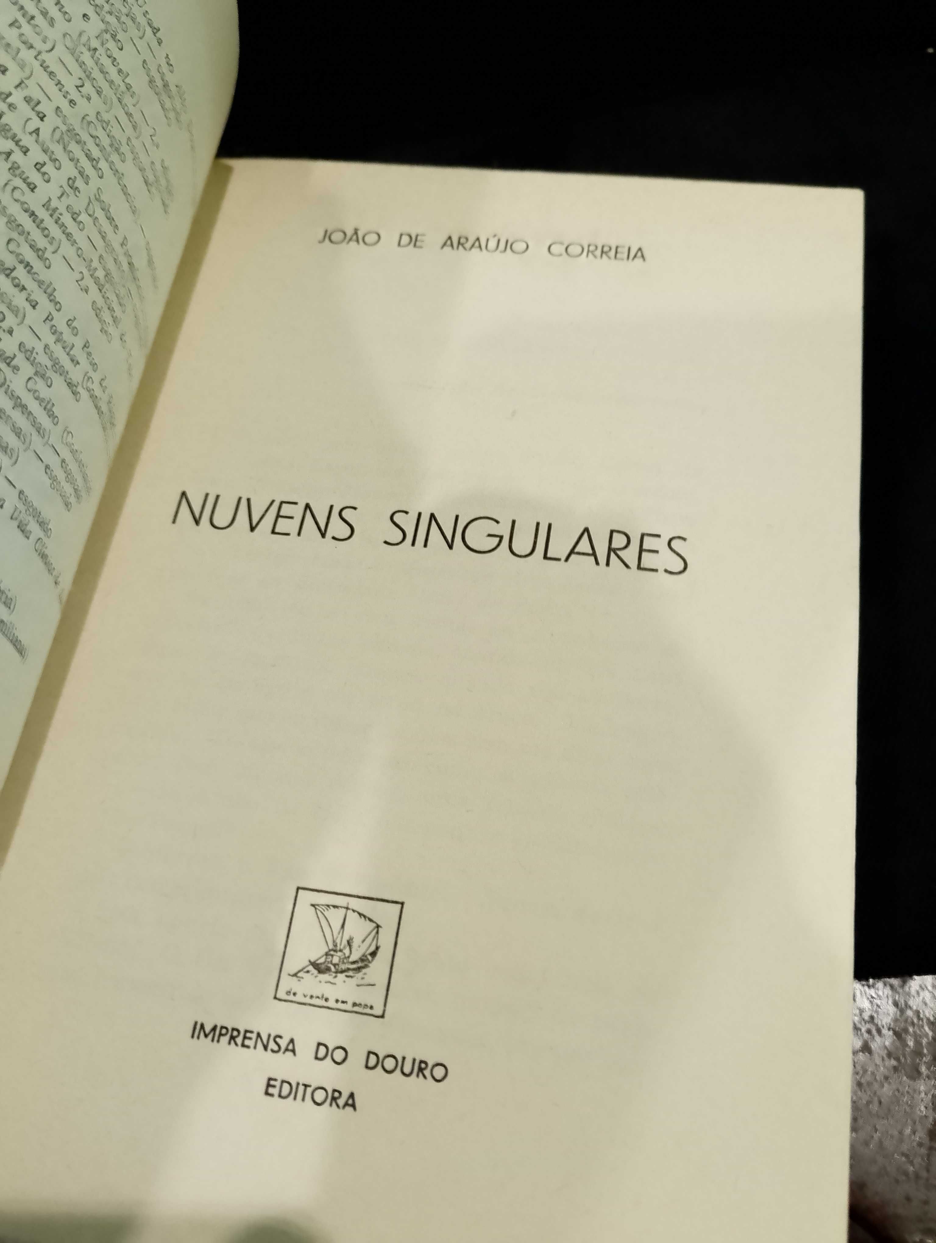 Nuvens Singulares - João de Araújo Correia "Imprensa do Douro"