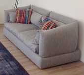 Sofa 3 lugares cinza, Lambert, Area Store
