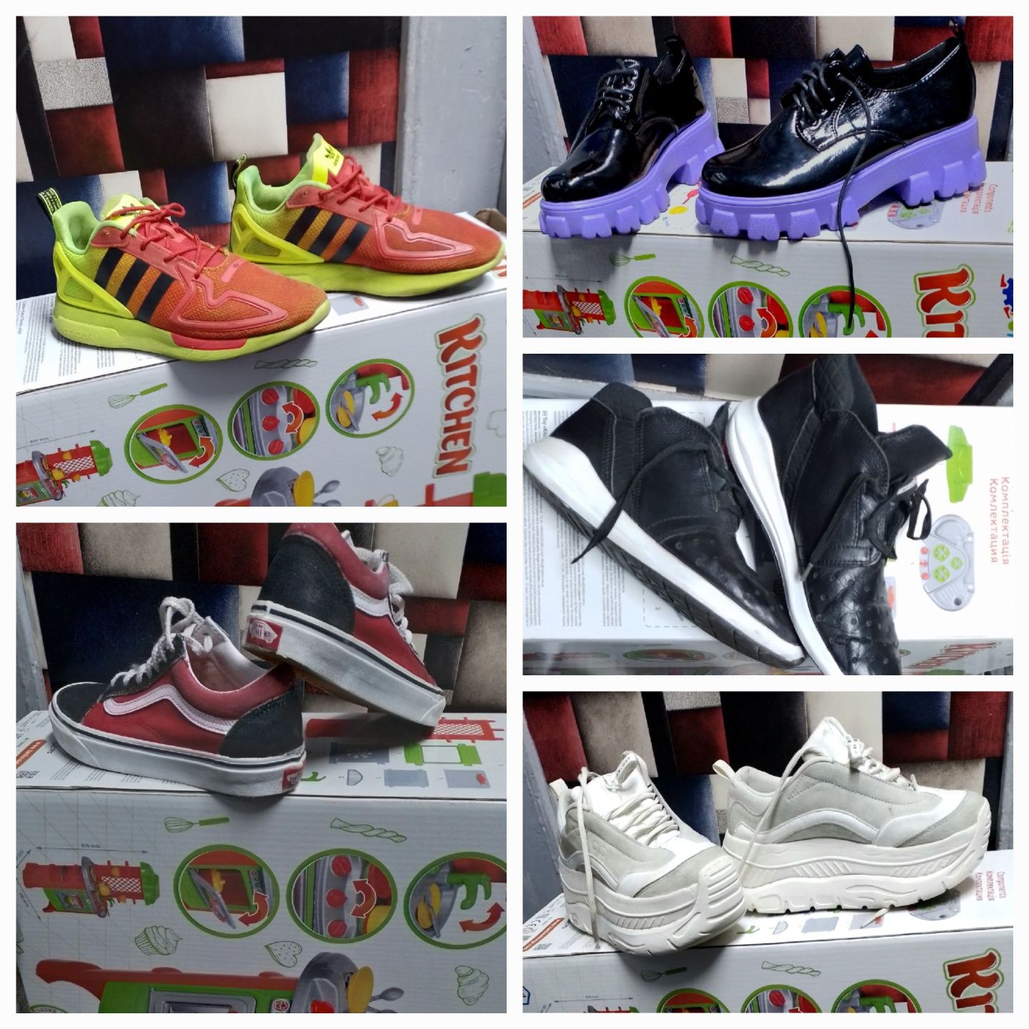 Нов. и б.у.Adidas,Coolway,Vans.кроссовки-ботинки -высокие кеды