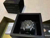 Swatch x Omega Bioceramic Moonswatch Mission To Moonphase Snoopy nowy