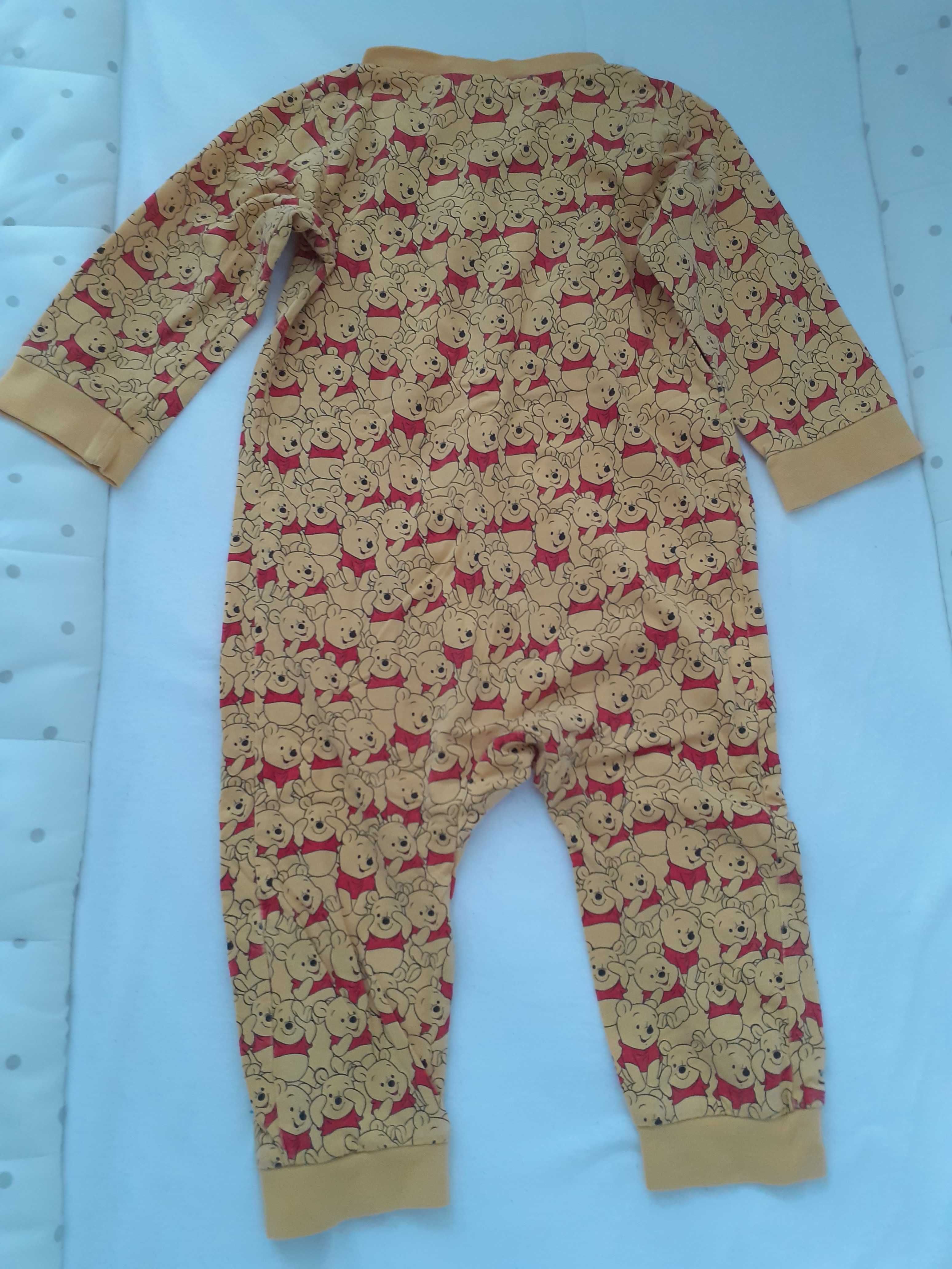 śpioszki H&M Kubuś Puchatek 80 cm 9-12 M